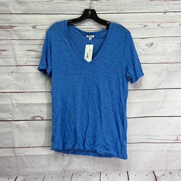 SPLENDID Size XS Blue V-neck Top - Picture 1 of 4